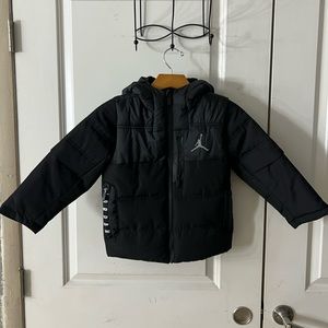 Jordan Kids Size 6 Black Puffer Snow Jacket